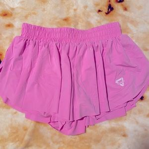 Pink flowy amazon shorts size medium 4/6